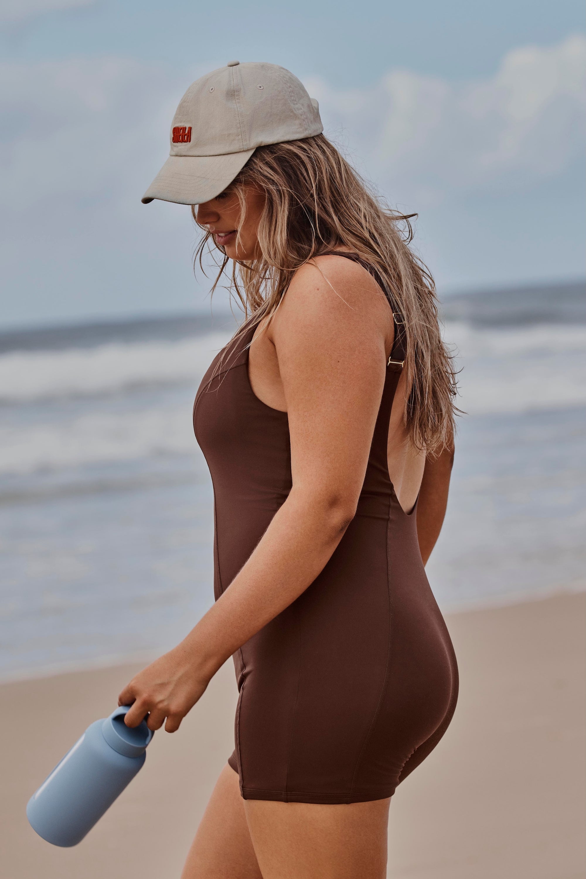 CELESTE MID ONE PIECE - COCOA