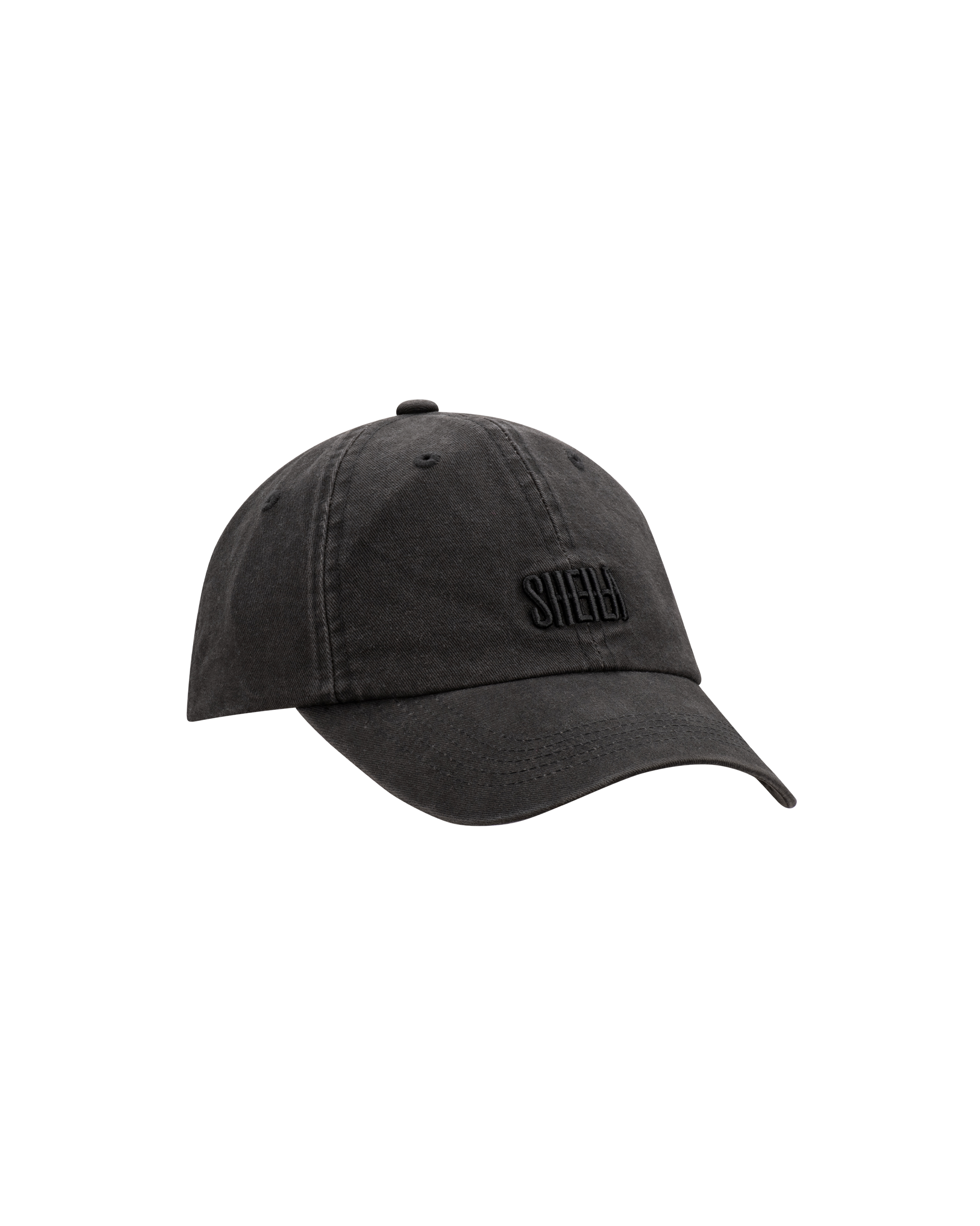 SHEILA LOGO CAP - BLACK SAND