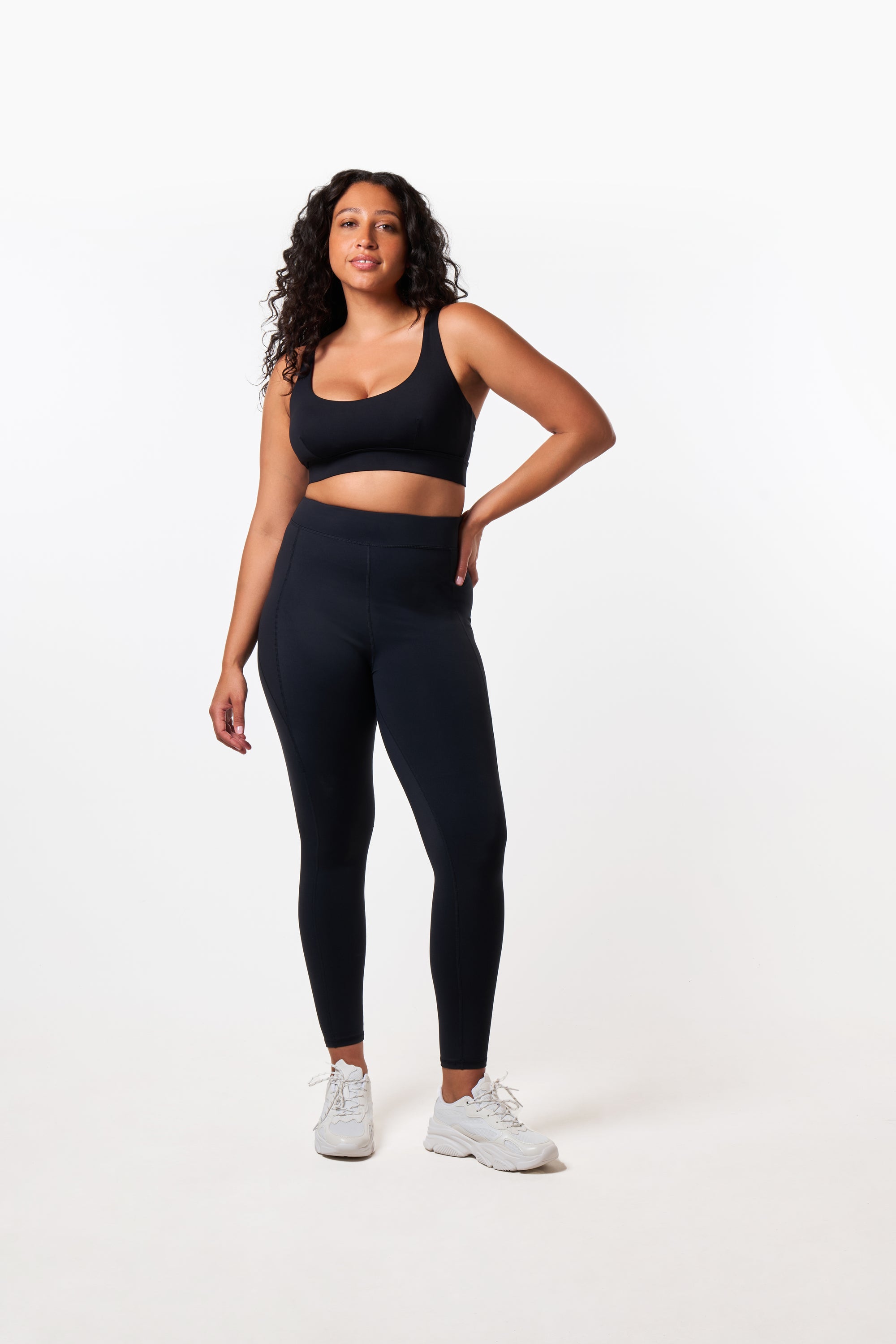 LARA SWIM LEGGING - BLACK SAND