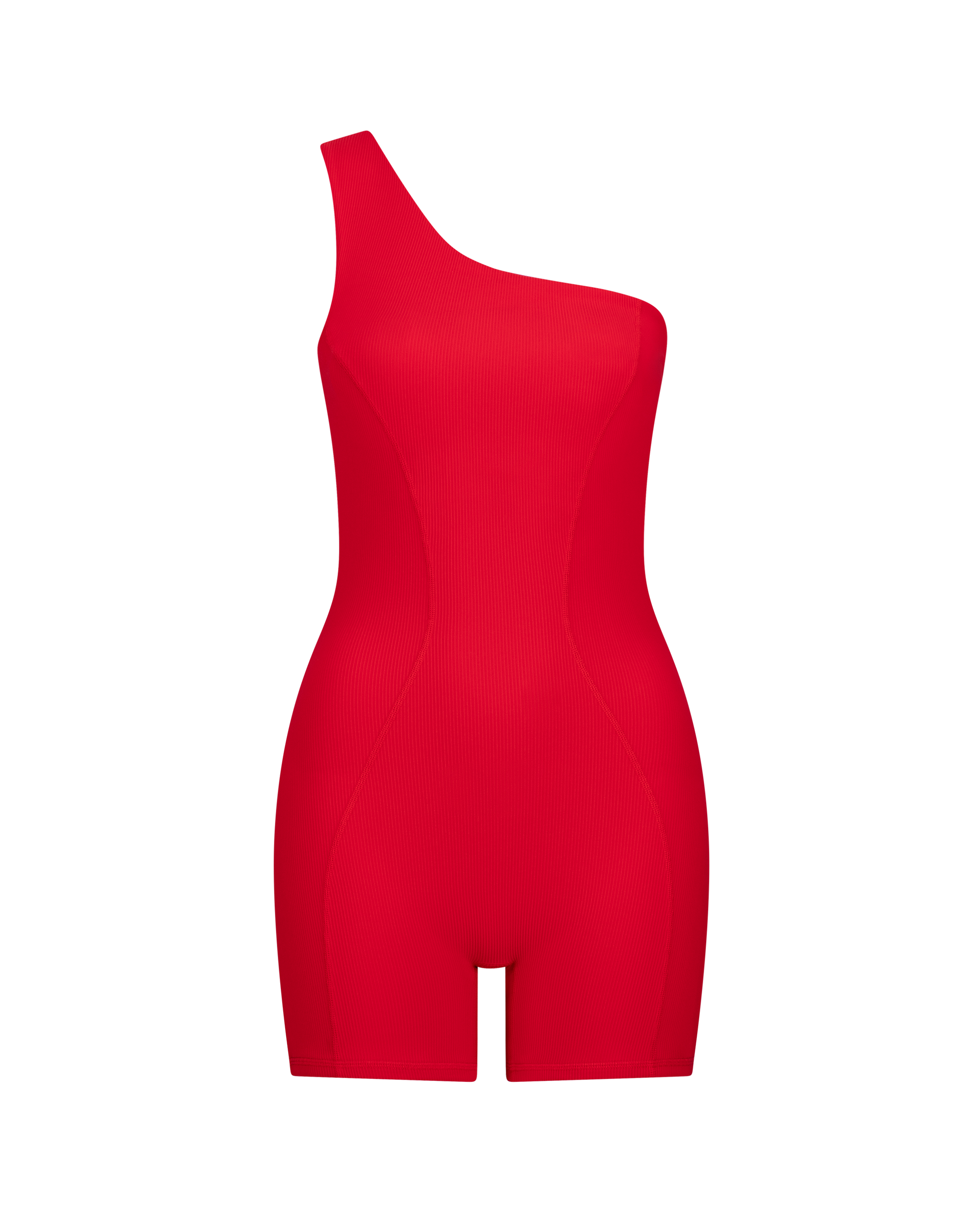 KYLIE ONE-SHOULDER ONE-PIECE - POPPY