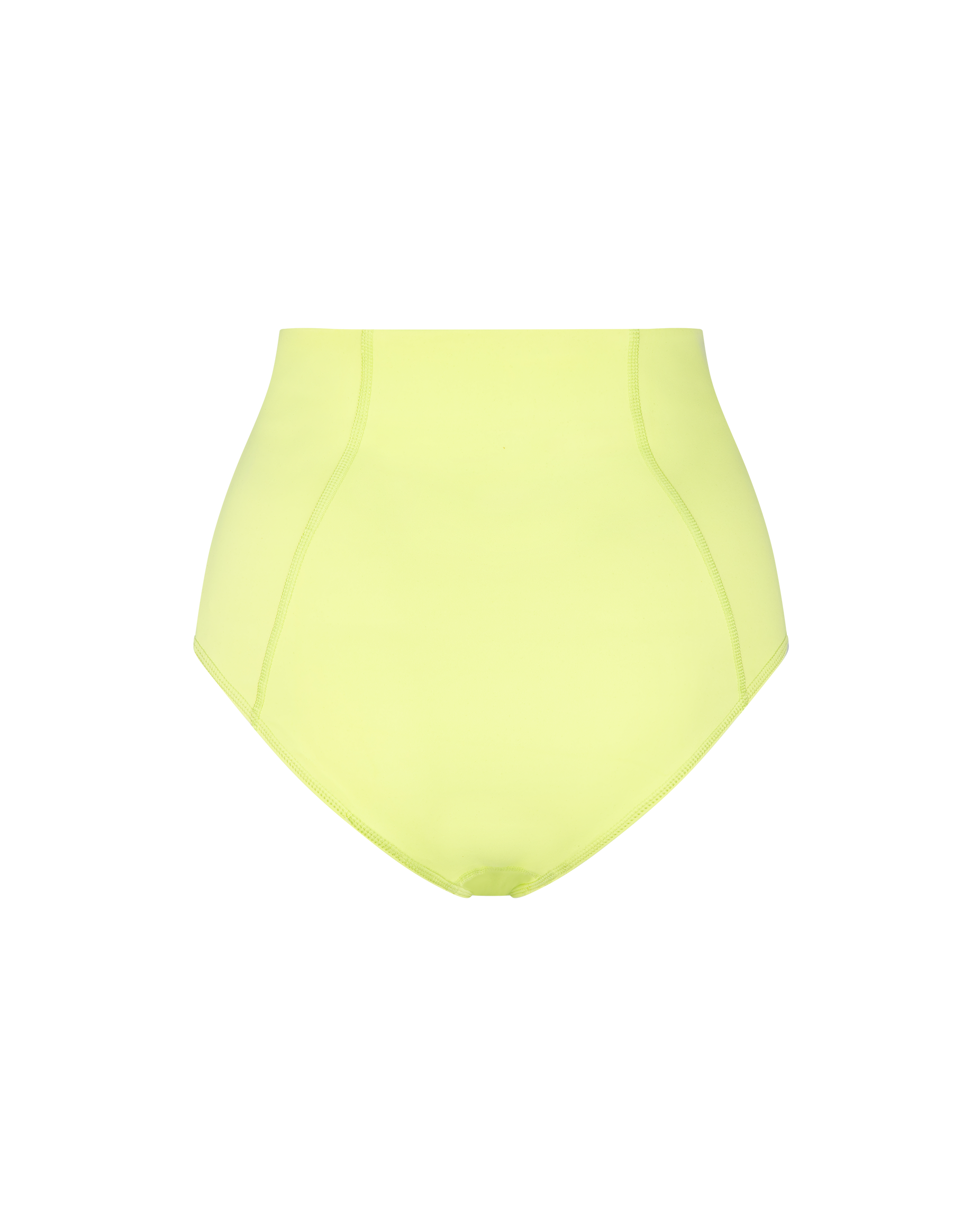 MARGOT HIGH WAISTED BIKINI BRIEF - LIME LIGHT