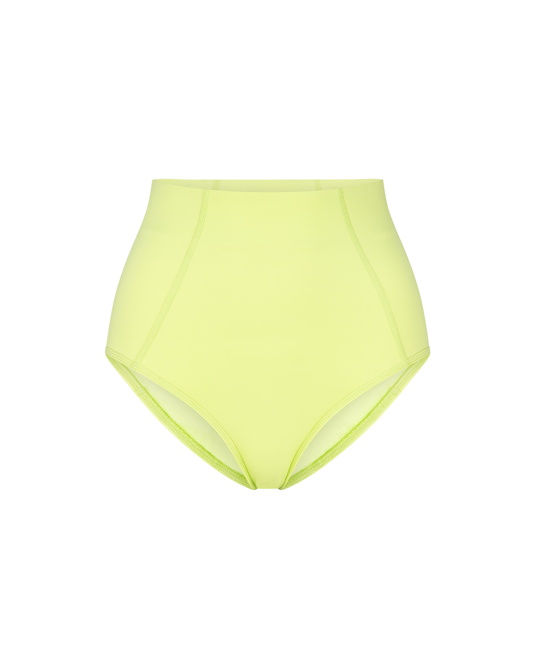 MARGOT HIGH WAISTED BIKINI BRIEF - LIME LIGHT