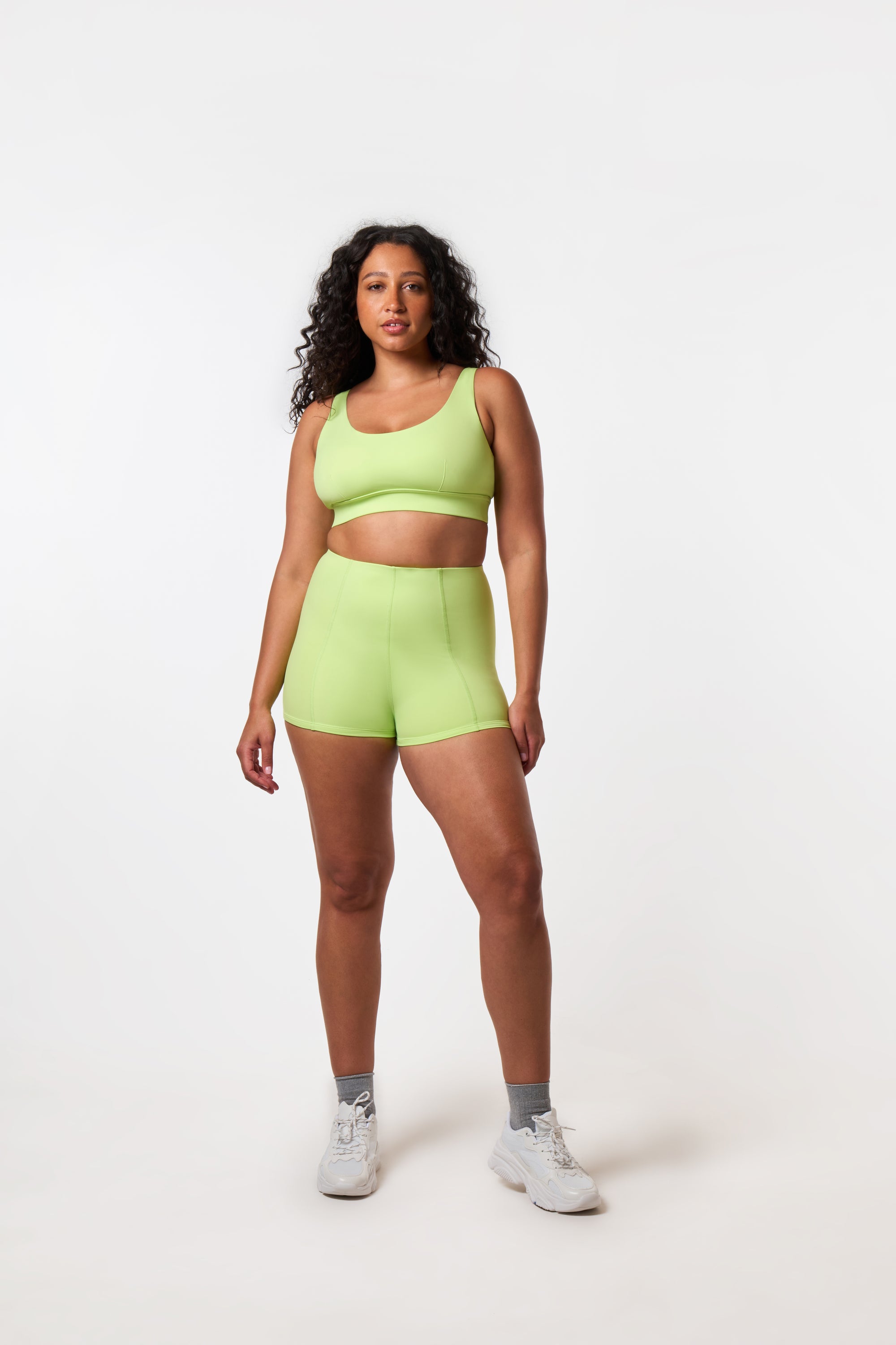 GRACE MINI SWIM SHORT - LIME LIGHT