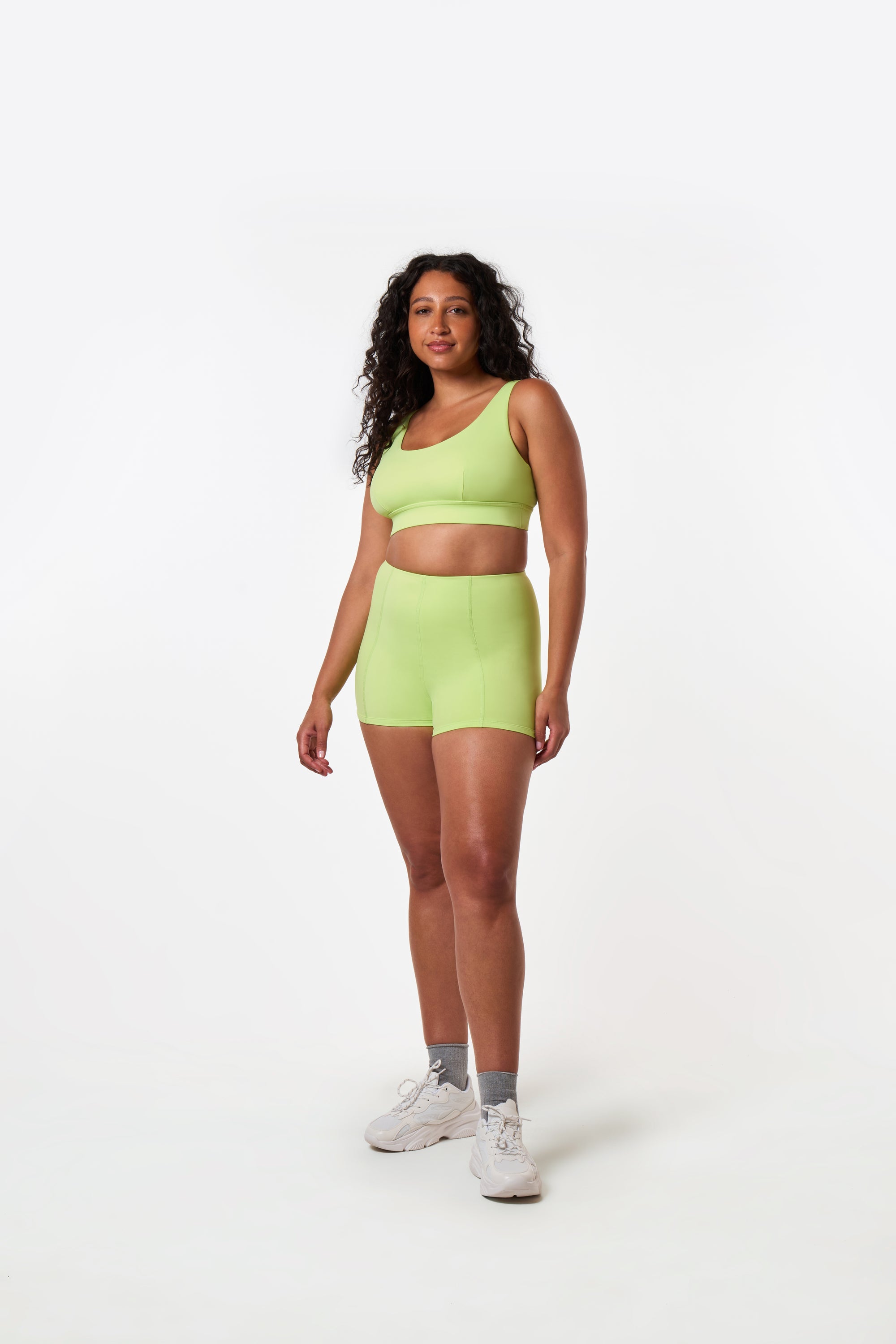 GRACE MINI SWIM SHORT - LIME LIGHT