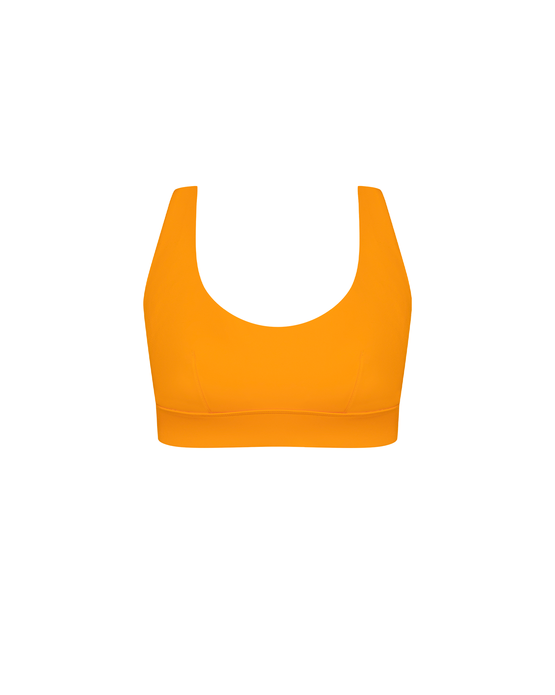Nellie Scoop Bikini Top in Golden Hour — UPF 50+ Women's Swimwear