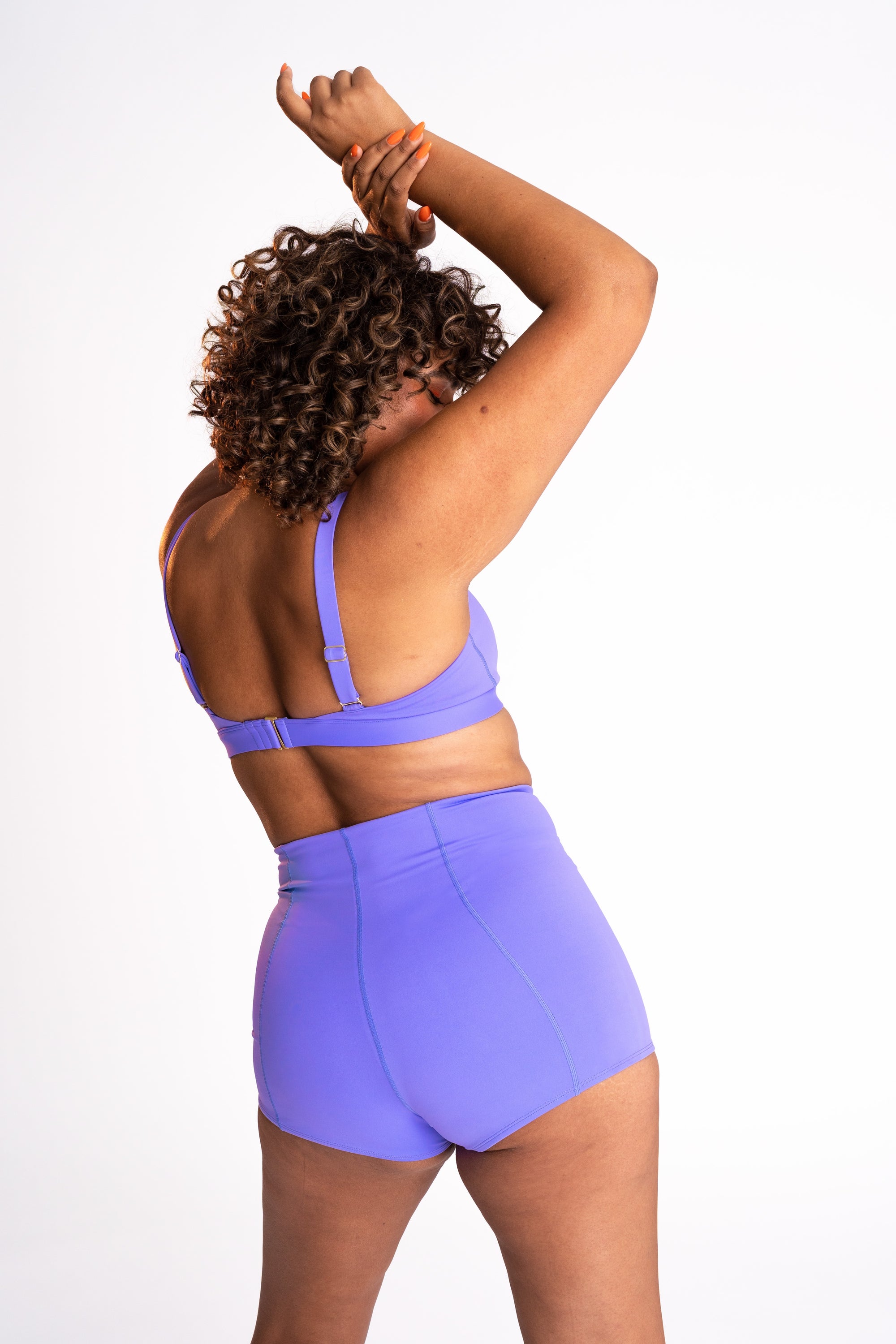 GRACE MINI SWIM SHORT - VIOLET SKY