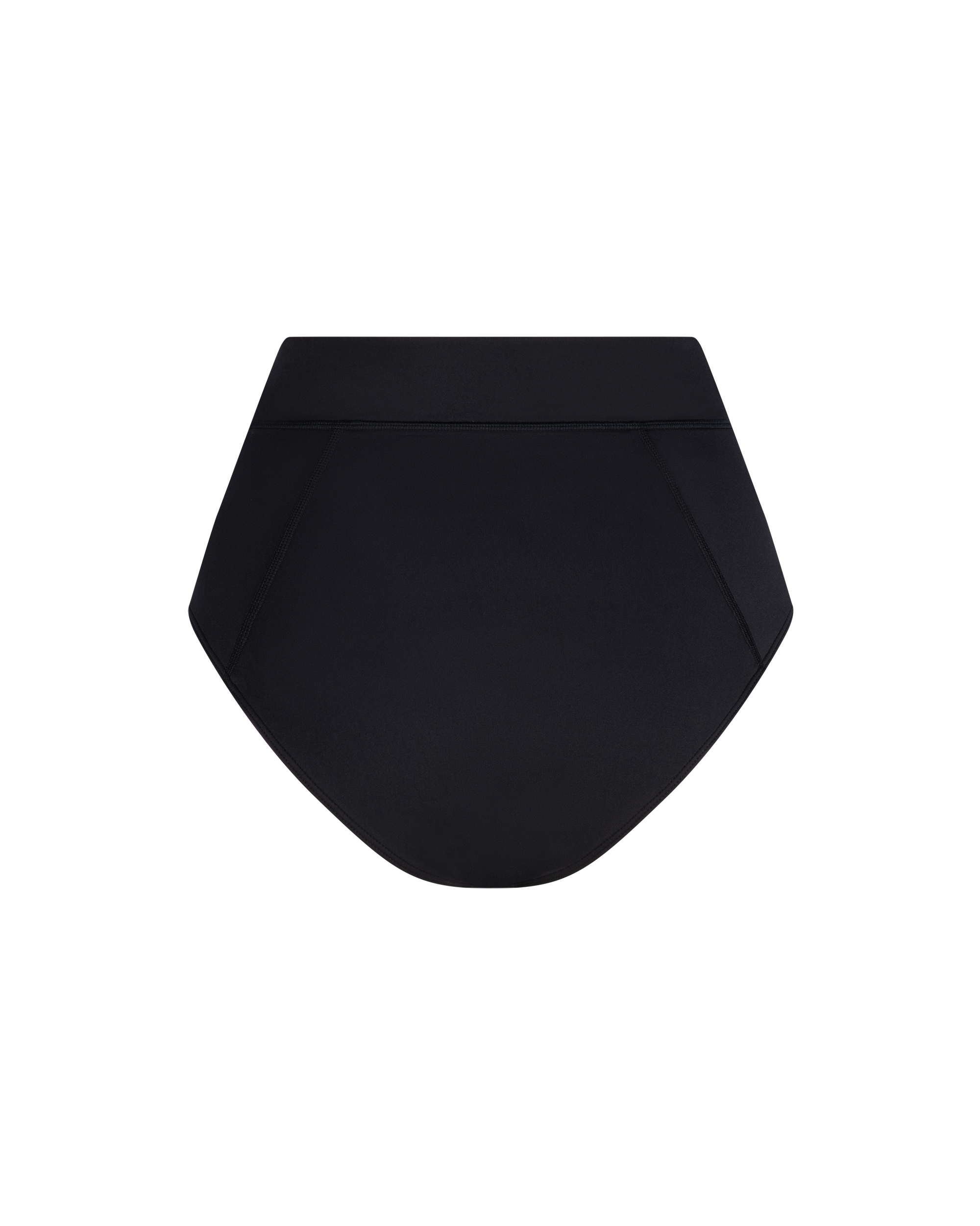 ROSE HIGH WAISTED SWIM BRIEF - BLACK SAND