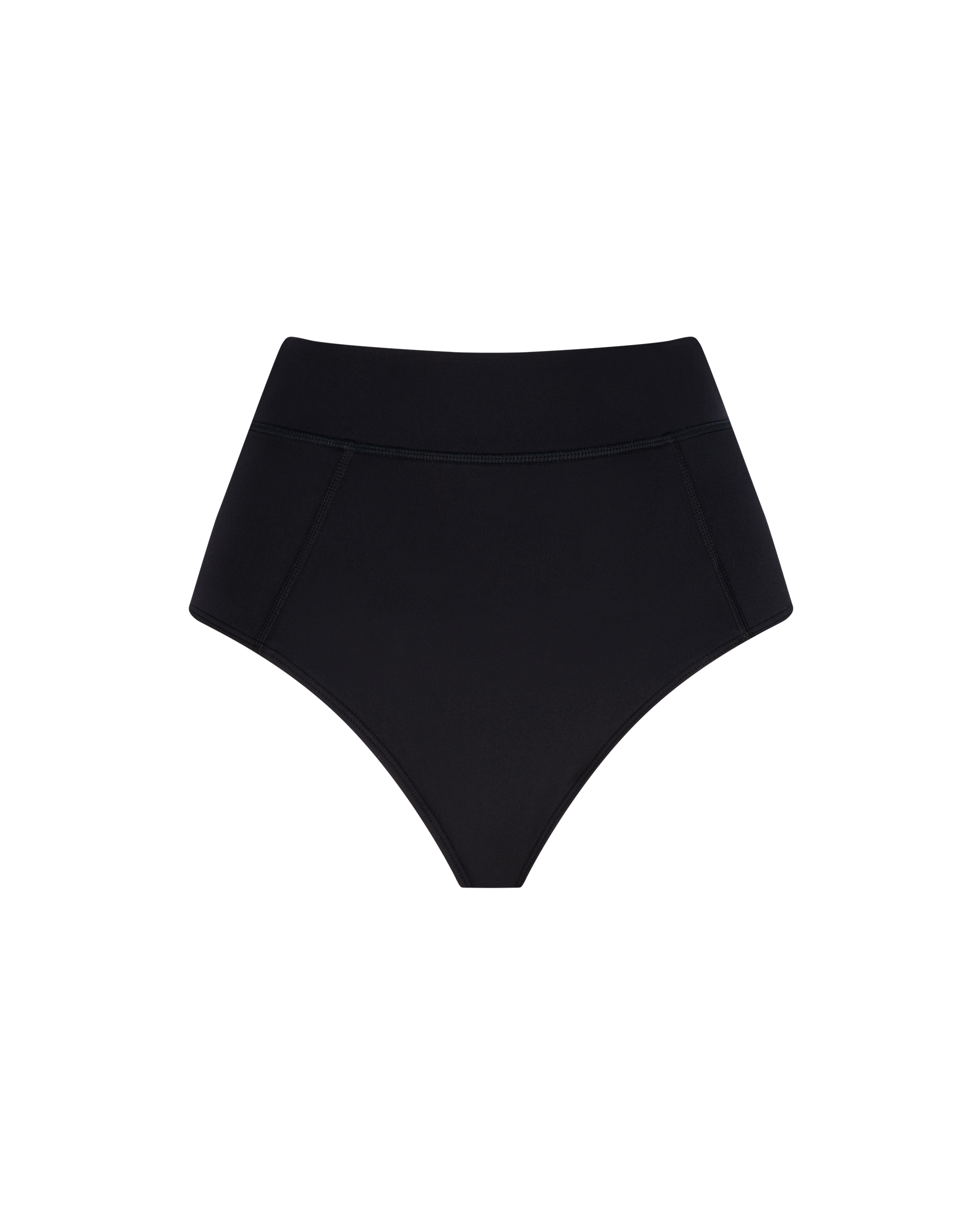 ROSE HIGH WAISTED SWIM BRIEF - BLACK SAND
