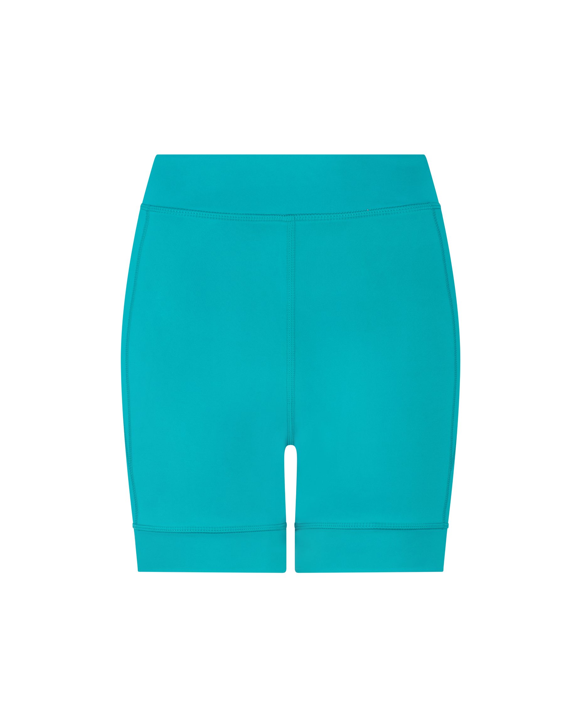 ALYSSA MID SWIM SHORT - TEAL SPLASH