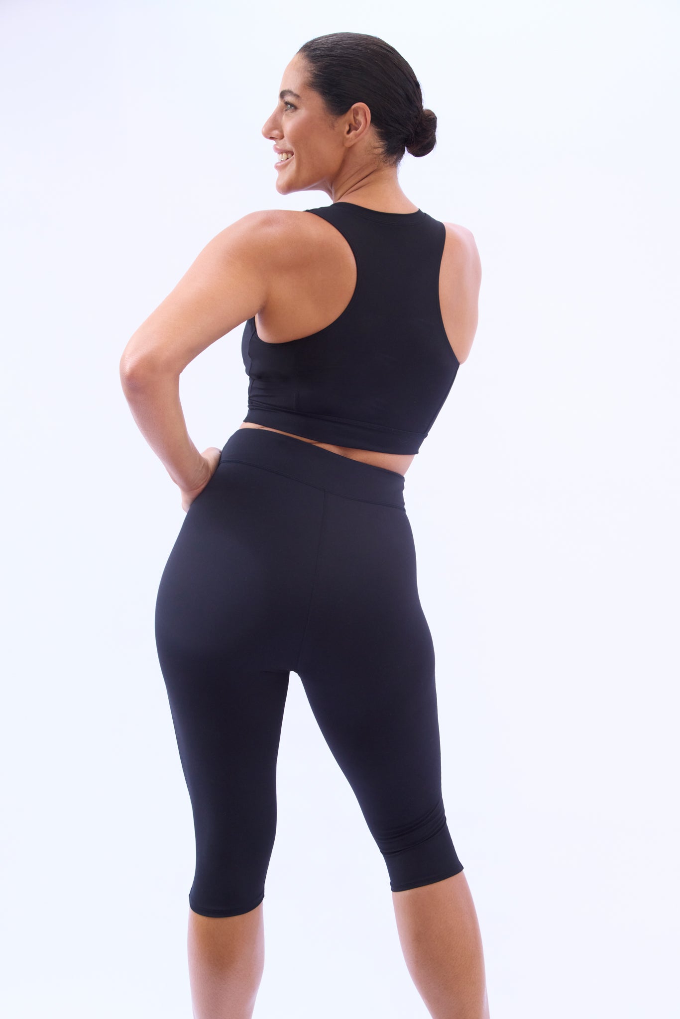 GEMMA SWIM CAPRI - BLACK SAND