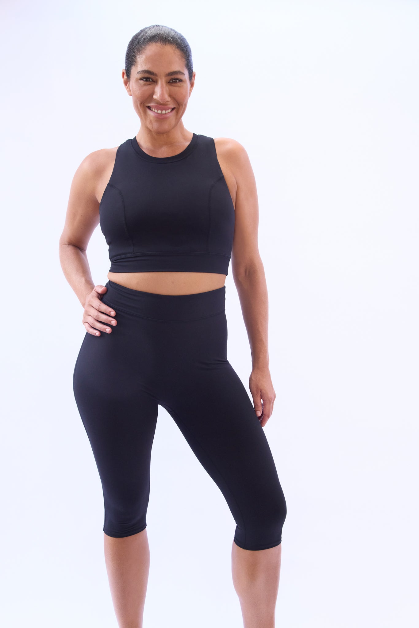 GEMMA SWIM CAPRI - BLACK SAND